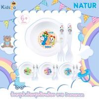 ราคา Natur ถ้วยซุป พร้อมชุดช้อนส้อม ลาย Doraemon (5141996130)
