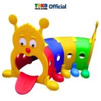 ราคา อุโมงค์คลาน ท่อลอด อุโมงค์หนอนน้อย สำหรับคลานลอด Tunnel Toys Little Worm Tunnel Plastic Tunnel Toys (16280430833)