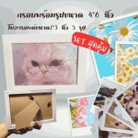ราคา SET กรอบรูปขนาด 4*6 นิ้ว +รูปโพลารอยด์ขนาด 2*3 นิ้วจำนวน 5 รูป (47001479419)