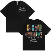 ราคา ฤดูร้อนใหม่อัลบั้มเสื้อยืด Rapper Eladio Carrera ฝาครอบ Tur 2025 ผู้ชายผู้หญิง Vintage 90s Hip Hop Street สบายๆหลวมขนาดใหญ่กลางแจ้งเสื้อยืด (42374707109)