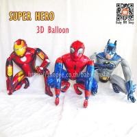 ราคา ลูกโป่ง Super Hero 3D ตัวใหญ่ ฟอยล์สไปเดอร์แมน, ไอรอนแมน, แบทแมน (5214587199)