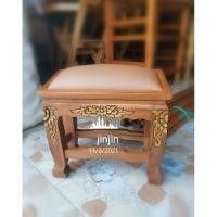 ราคา โต๊ะกราบ แท่นกราบ ผลิตจากไม้สักแท้ ขาสิงห์แบบแกะสลัก (9078882863)