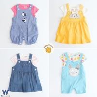 ราคา Wonderchild ชุดเอี๊ยมลูกสาว 0-24 เดือน ชุดใส่ไปเที่ยวเด็กผู้หญิง เสื้อยืดและเอี๊ยมแยกชิ้น (24481576389)