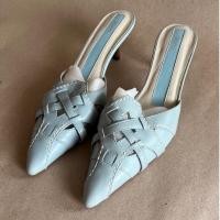 ราคา รองเท้าส้นสูง Jaspal Leather Pointed Heeled Mules (11288315332)