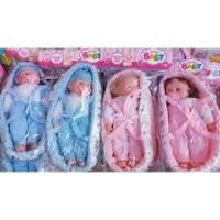 ราคา ตุ๊กตาเด็กดึงจุกนมออกสามารถร้องไห้ได้ มาพร้อมเปลนอนน่ารักมาก (3844122644)