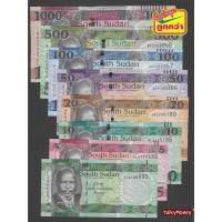 ราคา ธนบัตรชุดใหญ่ 8 ใบ ซูดานใต้ SOUTH SUDAN ปี 2015-2024 P-SET8 สีสวยรูปสัตว์ป่า สภาพใหม่เอี่ยม ไม่ผ่านใช้ แบงค์สะสม (29135570098)