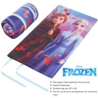 ราคา ถุงนอน ลายโฟรเซ่น 2 พร้อมสายรัดเก็บในตัว ลิขสิทธิ์แท้นำเข้าอเมริกา Disney Frozen 2 Kids Slumber Sleeping Bag,Elsa & Anna (6159844057)