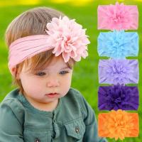 ราคา เด็กยืดหยุ่นอุปกรณ์ผมเด็กชีฟองดอกไม้ผ้าคลุมศีรษะผิวนุ่มเป็นมิตรเด็กไนล่อนผมวง ชม. หูฟัง (26537249434)