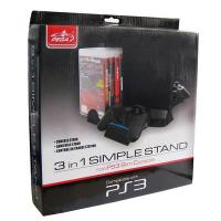 ราคา PS3 3 IN 1 CHARGING SIMPLE STAND สําหรับ PS3 SLIM CONSOLE (22643489155)