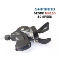 ราคา ชิพเตอร์มือเกียร์จักรยาน SHIMANO DEORE M4100 10 SPEED Made in Japan มือเกียร์เฉพาะข้างขวา ข้างเดียว 10 สปีด (21716104939)
