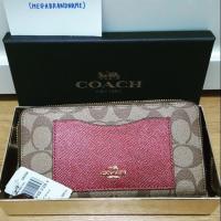 ราคา """New Coach Zippy Wallet With Box"""กระเป๋าสตางค์ใบยาวซิปรอบCoach""" (894798615)