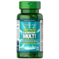 ราคา ABC plus senior multivitamins 60 tablets วิตามินรวมผู้สูงอายุ (13637574481)