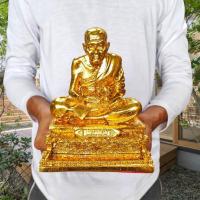 ราคา NMT8 สมเด็จพระโคะ หลวงปู่ทวดเหยียบน้ำทะเลจืด วัดพะโคะ หน้าตัก 5 นิ้ว งานเรซิ่นปิดทองทั้งองค์ (23575815392)