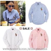 ราคา Ralph Lauren Big Pony Oxford Cotton Shirt (3572075)