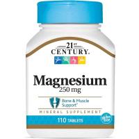 ราคา SALE⛔️EXP.10/2023 [แท้ 100%] 21st CENTURY MAGNESIUM 250 mg 110 TABLETS (20346891277)