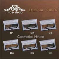 ราคา เขียนคิ้วฝุ่น คิ้วฝุ่น ปัดคิ้ว สอง เฉดสี nice shop EYEBROW POWDER แท้% (4367513441)