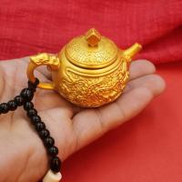 ราคา ทองเหลืองบริสุทธิ์โบราณมินิมังกรฟีนิกซ์จับหม้อจับชิ้นฝาหมุนได้โฮมออฟฟิศนูนของขวัญเครื่องประดับ (41320983154)