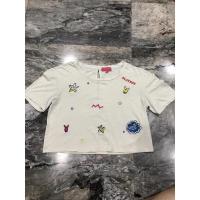 ราคา เสื้อยืด playboy ของแท้ เสื้อครอปสีขาวครีมงานปัก (10921355156)