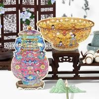 ราคา [KW] สติ๊กเกอร์ภูมิทัศน์ฟื้นฟูโบราณ – ศิลปะปริศนา 2.5D ของของสะสมแจกันและชาม (40371570225)