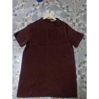 ราคา Aถ356(ถมบตซ )#Aถ356(ถมบตซ )#เดรสหญิงผ้าซาตินสีน้ำตาลเข้มงานป้ายHMใส่สบายใส่นอนใส่เที่ยวได้ (19786725503)