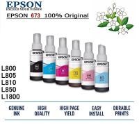 ราคา Epson 673 L800, L805,L810,L850,L1800 original ink 6 colored 1set (24186343659)