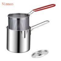 ราคา 【ได้รับใน 1-3 วัน 】หม้อทอดสแตนเลสพร้อมตะแกรงทอด หม้อทอดเฟรนช์ฟรายส์ อเนกประสงค์ หม้อทรงลึกพร้อมตะแกรง สำหรับกรองน้ำมัน (42869631865)