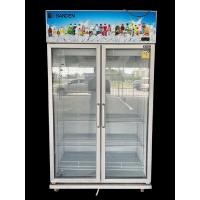 ราคา ตู้แช่เย็นSANDEN ตู้แช่เครื่องดื่ม2ประตู ชั้นวาง4ชั้น ตู้แช่ผักและผลไม้ (52301216189)