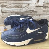 ราคา Nike Air Max สีกรมหนังสวย สภาพดี วัดขนาดด้านใน18cm (รองเท้าเด็กมือสองของแท้) (1406305882)