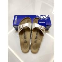 ราคา Birkenstock madrid สี Graceful pearl white ไซส์ 38 แท้100% มือสอง (4787451165)