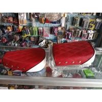 ราคา HONDA C70 C50 SEPARATED SEAT FULL SET MERAY WHITE PREMIUM CAN BE BUY ขายปลีก (51552929692)