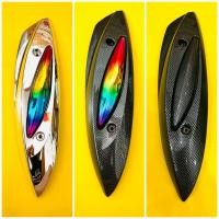 ราคา แผ่นกันร้อนท่อ Fino 115i 2013-2014 Fino2014 fino125i fino fi หัวฉีด ชุบรุ้ง,เคฟล่าดำตัดรุ้ง,เคฟล่าดำล้วน (22530850579)