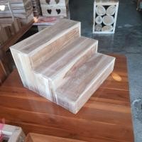 ราคา ชั้นวางของแบบขั้นบันได ชั้นวางขวด ชั้นไม้สัก ชั้นวางของ (24539519739)