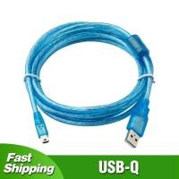 ราคา USB-Q สําหรับ Mitsubishi Q Series PLC สายการเขียนโปรแกรม USB-Q06UDEH/Q03UDE การสื่อสารดาวน์โหลดสาย MINI พอร์ต (51400780856)