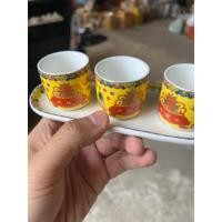 ราคา ชุดถ้วยชาเซรามิคพร้อมจานรองสีเหลือง ได้3ใบพร้อมจานรอง ขนาด17.2x4.5x4.2cm (41419337888)