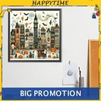 ราคา ฮาโลวีนถนนเต็ม ทําเอง 5ง รอบเจาะเพชรจุดภาพวาดภาพศิลปะหัตถกรรมสําหรับผู้ใหญ่/เริ่มต้นของขวัญไอเดียตกแต่งผนังบ้าน 15.75x15.75ใน (44552801938)