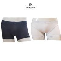 ราคา Pierre Cardin PI-501 1ตัว บ็อคเซอร์ polyamind 91% spandex9% สีดำ ขาวด้ายฟ้า (1770727650)