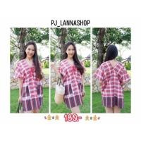 ราคา เดรสผ้าขาวม้า ผ้าขาวม้า เดรสผู้หญิง (6613174501)