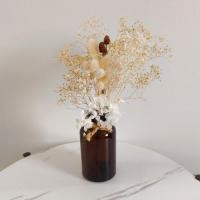 ราคา ช่อดอกไม้แห้ง ช่อไฮเดรนเยีย 30 ซม. แจกันดอกไม้ ตกแต่ง ช่อดอกไม้โทนขาว (44072953642)