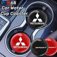 ราคา 1PcMitsubishi รถถ้วยน้ําลื่นคาร์บอนไฟเบอร์ Texture ถ้วยสําหรับ Mitsubishi Xpander Cross Pajero Outlander Sport Eclipse Attrage Triton Colt Mirage Lancer (27306193549)