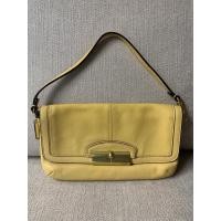 ราคา Coach กระเป๋าคลัช ออกงานใบเล็ก สีเหลือง (10272998332)