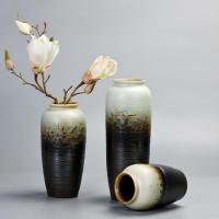 ราคา แจกันเครื่องปั้นดินเผาหินญี่ปุ่นที่เปลี่ยนรูปแบบโบราณ Zen Retro Flowerware ห้องนั่งเล่นเซรามิกการตก (28130146247)