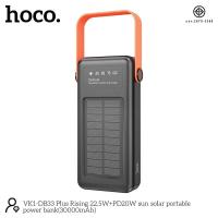 ราคา แบตสำรอง Hoco DB33 พาวเวอร์แบงค์พลังงานแสงอาทิตย์ 30000mAh 22.5W+PD20W มีสายชาร์จในตัว (29368934467)