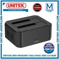 ราคา UNITEK HDD SSD DOCKING DUAL USB 3.0 Y3032 Harddisk SATA 3 CLONE UASP (18774189277)