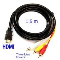 ราคา HDMIเปิดAVสายกล่องด้านบนเชื่อมต่อทีวีRCAโลตัสขยายแปลงข้อมูล HD เป็นสายสามสี yBy9 (12908289970)
