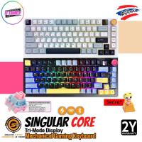 ราคา NEOLUTION SINGULAR CORE (TFT) TRI-MODE Gasket MECHANICAL KEYBOARD (Pink Afterglow switch)ประกัน 2 ปี (48352321918)