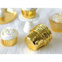 ราคา พร้อมส่ง ถ้วยคัพเค้ก ม้วนขอบ สีทอง สีเงิน โรสโกลด์ (50ใบ) (1936455913)