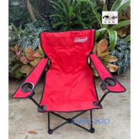 ราคา สินค้าพร้อมส่ง เก้าอี้แคมป์ปิ้ง เก้าอี้สนาม Coleman Arm chair (สีแดง) (8571881480)