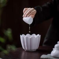 ราคา ชบาสีม่วงสร้างสรรค์โลตัสชาล้างเซรามิกน้ํา[หัวหยุน]ชาสารตกค้างถังครัวเรือนถ้วยล้างจีนกังฟูชาชุดชามน้ําปากกาล้าง (47000938215)