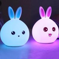ราคา กระต่าย สุดน่ารัก โคมไฟซิลิโคนแมวน้อย โคมไฟน่ารัก โคมไฟพกพา โคมไฟเด็กน่ารัก (3693922410)