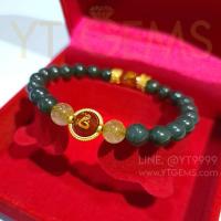 ราคา หินมงคล ปีมะเส็ง (งูเล็ก) หยกแท้ ไหมทอง คาร์เนเลี่ยน (หินแท้) YTG-11816 (20089036677)